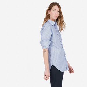 💟Everlane striped button down shirt